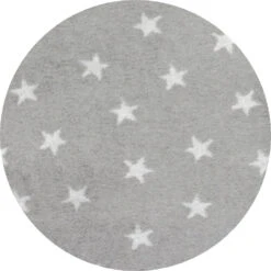 Alvi Babydecke Mit UV-Schutz, Baumwolle, Sterne Grau, 75 X 100 Cm -Heimtextilien Verkauf alvi babydecke mit uv schutz baumwolle sterne grau 75 x 100 cm 3