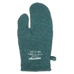 Ofenhandschuh In Grün -Heimtextilien Verkauf atmosphera createur dinterieur ofenhandschuh in grun 2