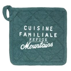 Ofenhandschuh In Grün -Heimtextilien Verkauf atmosphera createur dinterieur ofenhandschuh in grun 3