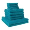 10tlg. Handtuch-Set In Hellblau