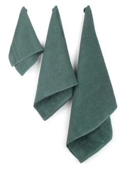 6tlg. Handtuch-Set In Dunkelgrün -Heimtextilien Verkauf avance 6tlg handtuch set in dunkelgrun 2