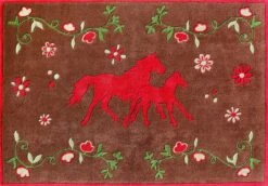 Kinderteppich Pferdefreunde In Bunt