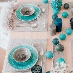 6x Tischset 33x45cm FELTO In Hellgrau -Heimtextilien Verkauf butlers 6x tischset 33x45cm felto in hellgrau 3