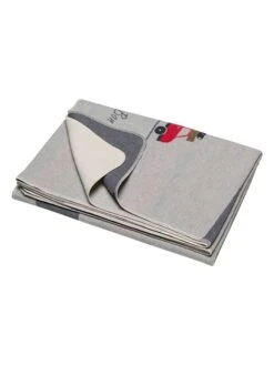 Flanelldecke "Silvretta - Bon Voyage" In Grau -Heimtextilien Verkauf david fussenegger flanelldecke silvretta bon voyage in grau 1