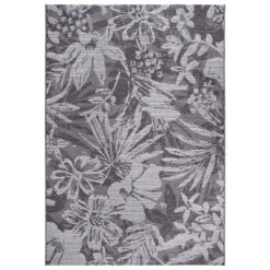 In- & Outdoor Teppich Lanao Dunkelgrau