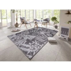 In- & Outdoor Teppich Lanao Dunkelgrau -Heimtextilien Verkauf elle decoration in and outdoor teppich lanao dunkelgrau 3