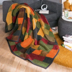 Wohndecke In Grün -Heimtextilien Verkauf erwin muller wohndecke in grun 2