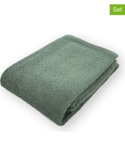 2er-Set: Duschtücher "Premium" In Grün