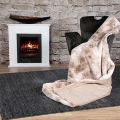 Batik Wohndecke RUMBA In Farbe Taupe (graubraun) -Heimtextilien Verkauf gmd living batik wohndecke rumba in farbe taupe graubraun 2