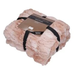 Edle Wohndecke LUXURY In Farbe Pink (rosa)