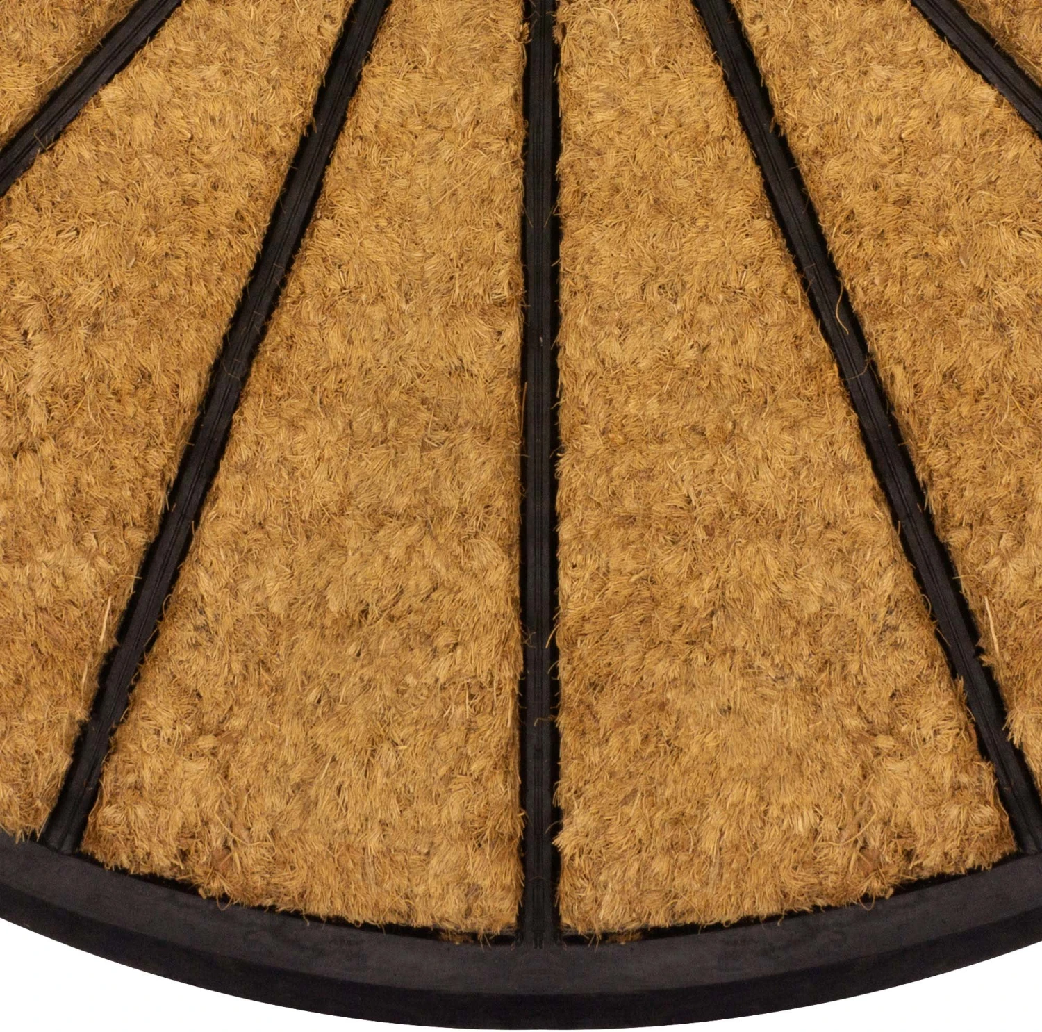 Halbrunde Kokosmatte VENTOSA Sonnendesign In Farbe Braun 4 Halbrunde Kokosmatte VENTOSA Sonnendesign In Farbe Braun – Bild 2