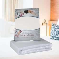 Spannbetttuch JERSEY CLASSIC In Cappuccino -Heimtextilien Verkauf gmd living spannbetttuch jersey classic in cappuccino 3