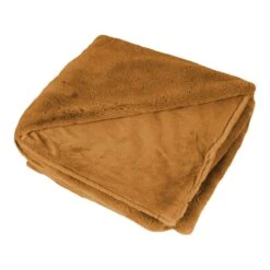 Wohndecke HEAVEN In Felloptik In Amber (Bernstein)