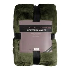 Wohndecke HEAVEN In Felloptik In Dunkelgrün -Heimtextilien Verkauf gmd living wohndecke heaven in felloptik in dunkelgrun 2