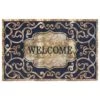 Fußmatte "Welcome Ornament" In Dunkelblau/ Beige -Heimtextilien Verkauf hanse home fussmatte welcome ornament in dunkelblau beige
