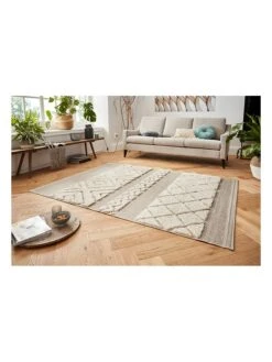 Hochflor-Teppich "Handira" In Beige -Heimtextilien Verkauf hanse home hochflor teppich handira in beige 3