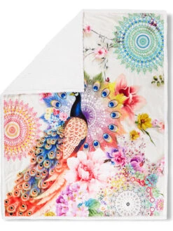 HIP Plaid "Bengta" In Creme/ Bunt -Heimtextilien Verkauf hip plaid bengta in creme bunt 1