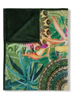 HIP Plaid "Yissa" In Grün/ Bunt -Heimtextilien Verkauf hip plaid yissa in grun bunt 2