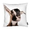 Kissen "Goat" In Braun & Weiß -Heimtextilien Verkauf juniqe kissen goat in braun and weiss