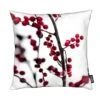 Kissen "Red Berries 1" In Rot & Weiß -Heimtextilien Verkauf juniqe kissen red berries 1 in rot and weiss