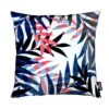 Kissen "Tropical Leaves" In Blau & Rot -Heimtextilien Verkauf juniqe kissen tropical leaves in blau and rot