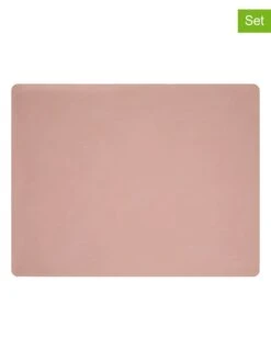 LIND DNA 4er-Set: Tischsets In Rosa - (L)45 X (B)35 Cm