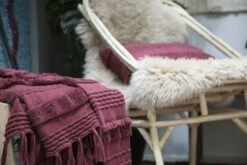 Lorena Canals Kuscheldecke "Air" In Weinrot - 125x150 Cm -Heimtextilien Verkauf lorena canals kuscheldecke air in weinrot 125x150 cm 3