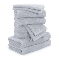 Handtuchset New Classic 10-TLG In Silver