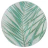In- & Outdoor Teppich Palm Smaragdgrün Creme, 160 Cm Rund -Heimtextilien Verkauf northrugs in and outdoor teppich palm smaragdgrun creme 160 cm rund
