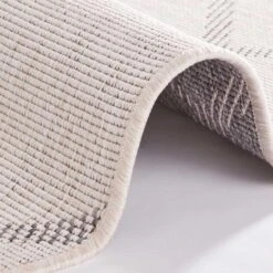 In- & Outdoor Wendeteppich Corsica Grau Creme -Heimtextilien Verkauf northrugs in and outdoor wendeteppich corsica grau creme 2