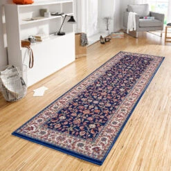 Orientalischer Kurzflor Läufer Dizi Blau Creme Mehrfarbig -Heimtextilien Verkauf nouristan orientalischer kurzflor laufer dizi blau creme mehrfarbig 5