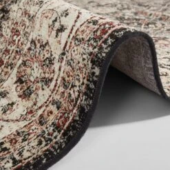 Orientalischer Viskose Teppich Fransen Nain Karun Schwarz -Heimtextilien Verkauf nouristan orientalischer viskose teppich fransen nain karun schwarz 2