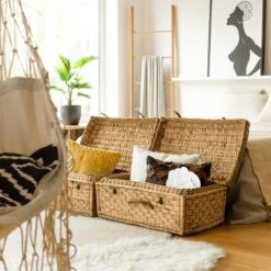 2x Knotenkissen In Hellblau - Ø 25 Cm -Heimtextilien Verkauf relaxdays 2x knotenkissen in hellblau o 25 cm 4