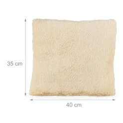 4 X Kissen In Creme - 35 X 40 Cm 13 4 X Kissen In Creme - 35 X 40 Cm -Heimtextilien Verkauf relaxdays 4 x kissen in creme 35 x 40 cm 3