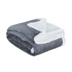 5x Kuscheldecke In Grau/ Weiß - (B)150 X (T)200 Cm -Heimtextilien Verkauf relaxdays 5x kuscheldecke in grau weiss b 150 x t 200 cm 5