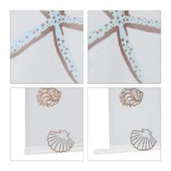 Duschrollo Ocean In Semitransparent - (L)240 X (B)60 Cm -Heimtextilien Verkauf relaxdays duschrollo ocean in semitransparent l 240 x b 60 cm 6