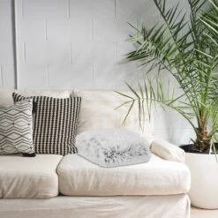 Felldecke In Weiß/ Grau - 150x200 Cm -Heimtextilien Verkauf relaxdays felldecke in weiss grau 150x200 cm 4