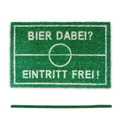Fußmatte Bier In Grün - (B)60 X (T)40 Cm