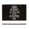 Fußmatte Keep Calm In Schwarz - (B)60 X (T)40 Cm