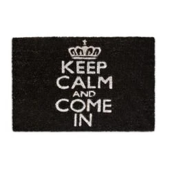 Fußmatte Keep Calm In Schwarz - (B)60 X (T)40 Cm 13 Fußmatte Keep Calm In Schwarz - (B)60 X (T)40 Cm -Heimtextilien Verkauf relaxdays fussmatte keep calm in schwarz b 60 x t 40 cm 5