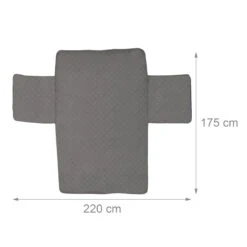 Sofaschoner 2 Sitzer In Grau 11 Sofaschoner 2 Sitzer In Grau -Heimtextilien Verkauf relaxdays sofaschoner 2 sitzer in grau 3