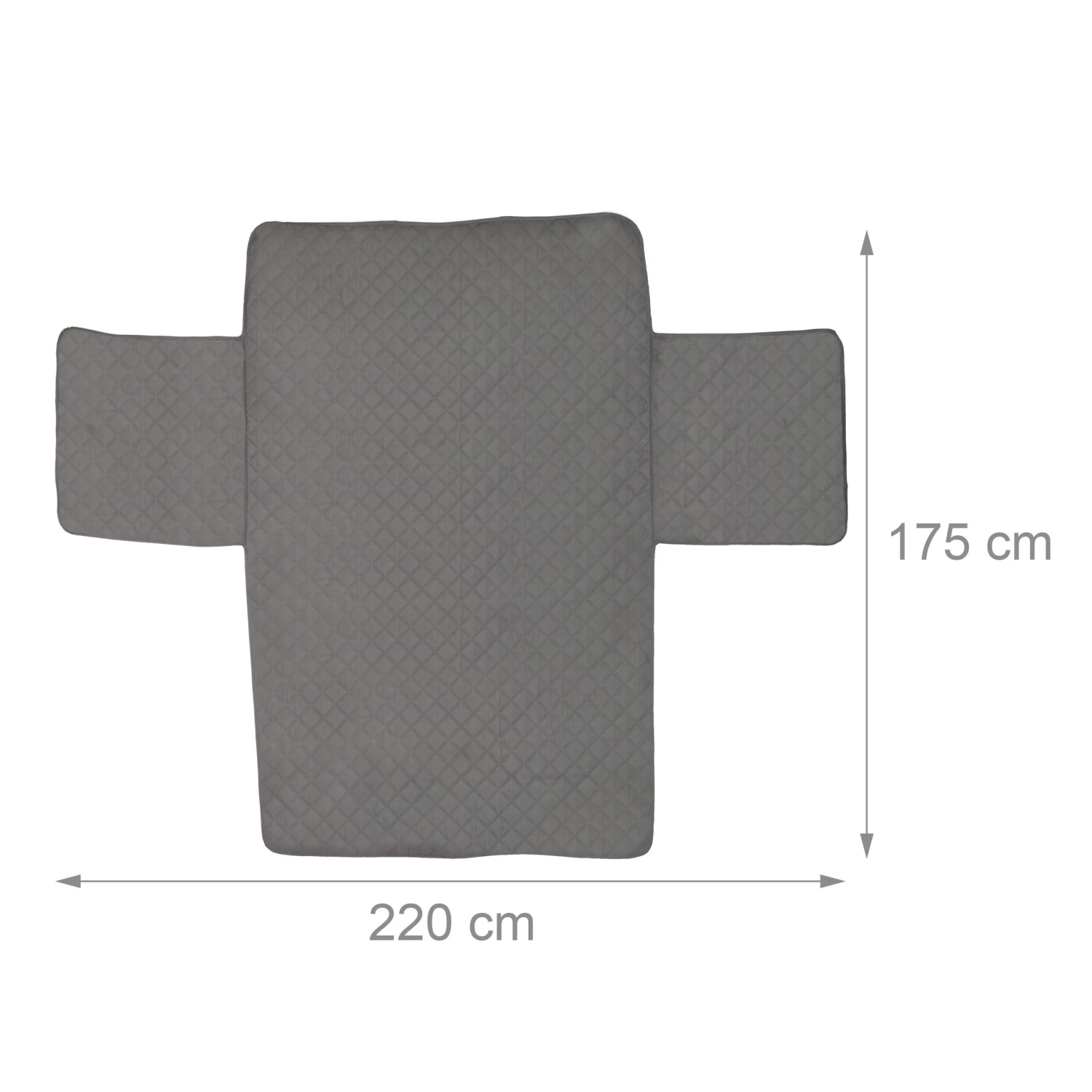 Sofaschoner 2 Sitzer In Grau 6 Sofaschoner 2 Sitzer In Grau – Bild 4