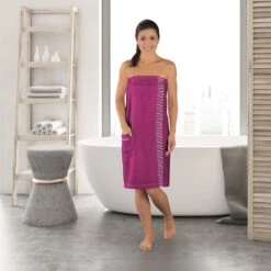 Schiesser Saunakilt Rom In Fuchsia -Heimtextilien Verkauf schiesser saunakilt rom in fuchsia 3