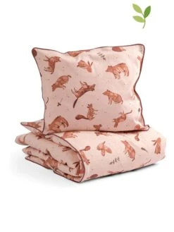 Sebra Bettwäsche "Nightfall" In Rosa - (L)100 X (B)70 Cm