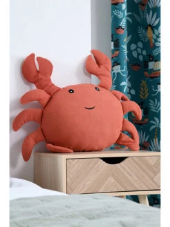 Kissen "Edouard" In Rot - Ø 40 Cm