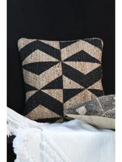 Kissen "Rango" In Beige/ Schwarz - (L)40 X (B)40 Cm