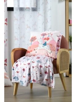 Plaid "Cyrielle" In Rosa/ Bunt - (L)160 X (B)130 Cm -Heimtextilien Verkauf stof france plaid cyrielle in rosa bunt l 160 x b 130 cm 3