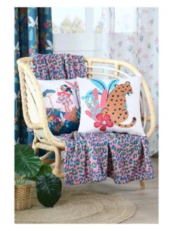 Plaid "Melissa" In Rosa - (L)160 X (B)130 Cm -Heimtextilien Verkauf stof france plaid melissa in rosa l 160 x b 130 cm 2