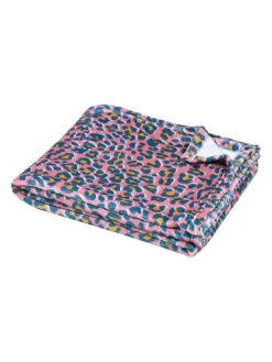 Plaid "Melissa" In Rosa - (L)160 X (B)130 Cm