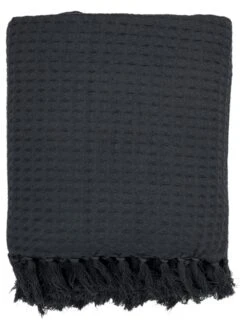 Plaid In Anthrazit - (L)250 X (B)170 Cm -Heimtextilien Verkauf the home deco factory plaid in anthrazit l 250 x b 170 cm 2